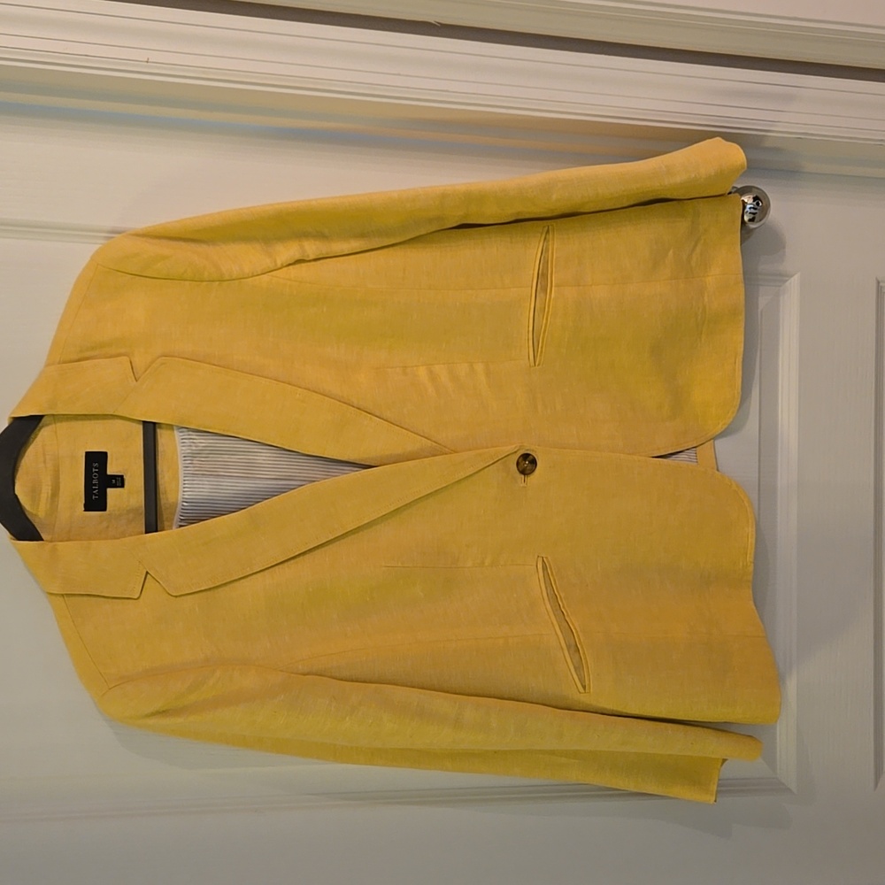 Talbots Yellow Blazer
